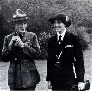 Robert et Olave Baden Powell